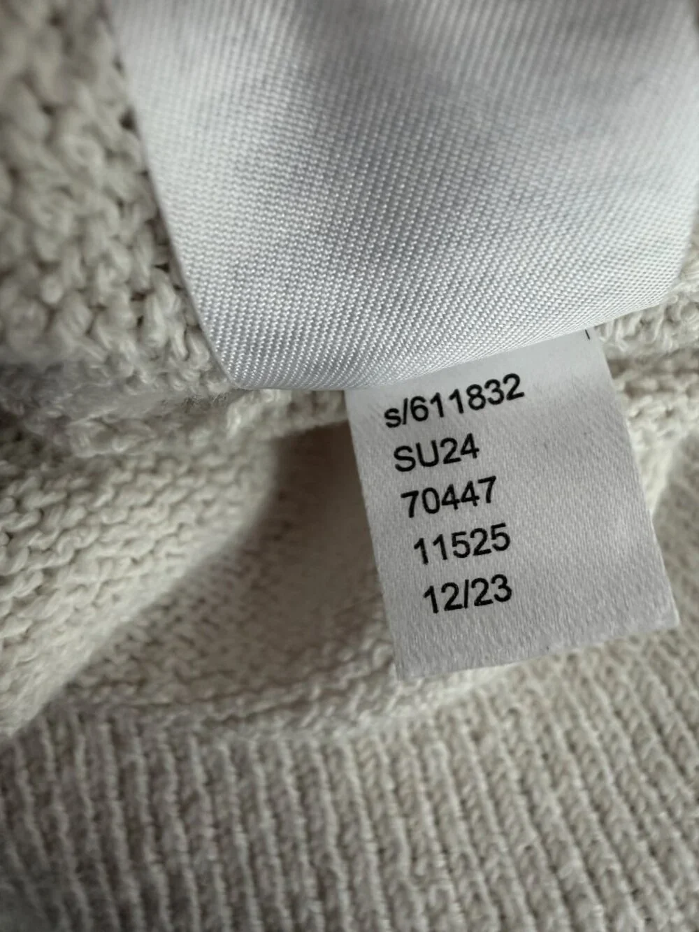 Ann Taylor Factory Womens Oatmeal Boho Batwing Dolman Vneck Sweater Size XL